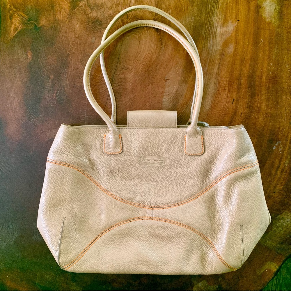 Antonio Melani Leather Carryall Tote